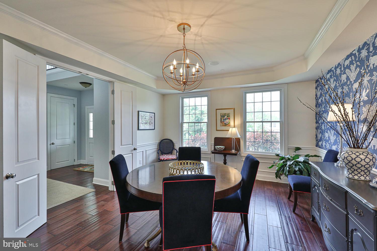 420 Ambler Road Fort Washington, PA 19034 - Photo 6 of 36 Exquisite Millwork and Hardwood Flooring