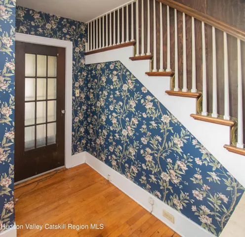 a view of a room has a bathroom