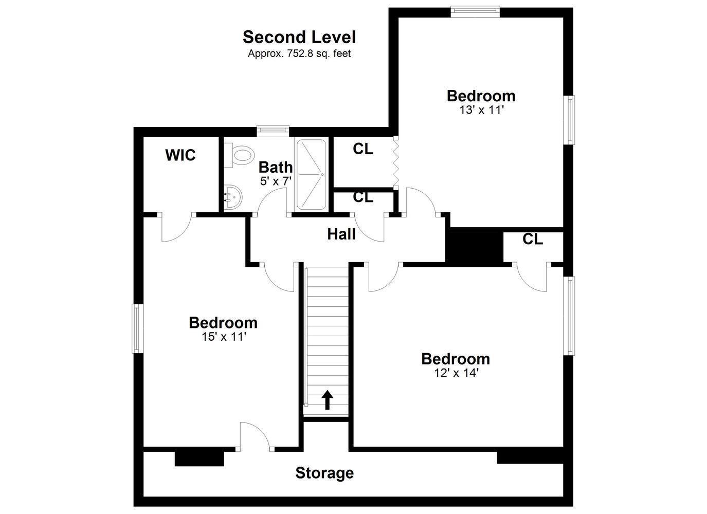 1 Palmer Lane Riverside, CT 06878 - Photo 15 of 15 Floor Plan - 2nd Floor
