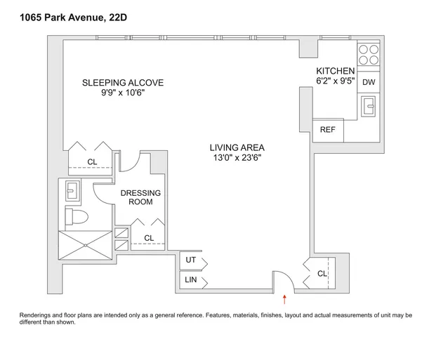 a picture of a park with a bench