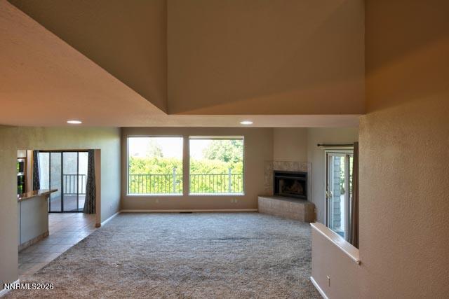 2640 Rockview Drive Reno, NV 89519 - Photo 16 of 56 a view of an empty room with a fireplace and a window