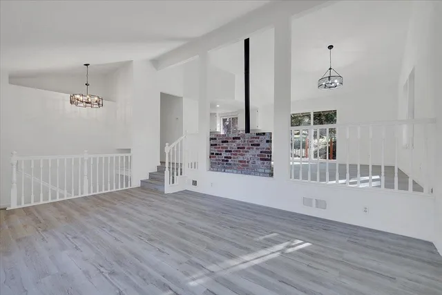 wooden floor in an empty room