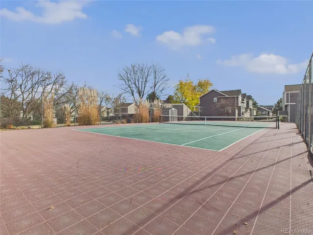 a view of building with yard