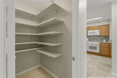 a view of a storage & utility room