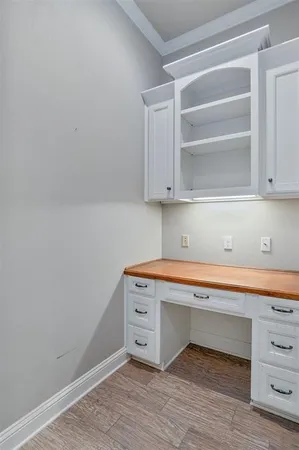 a room with storage and utility