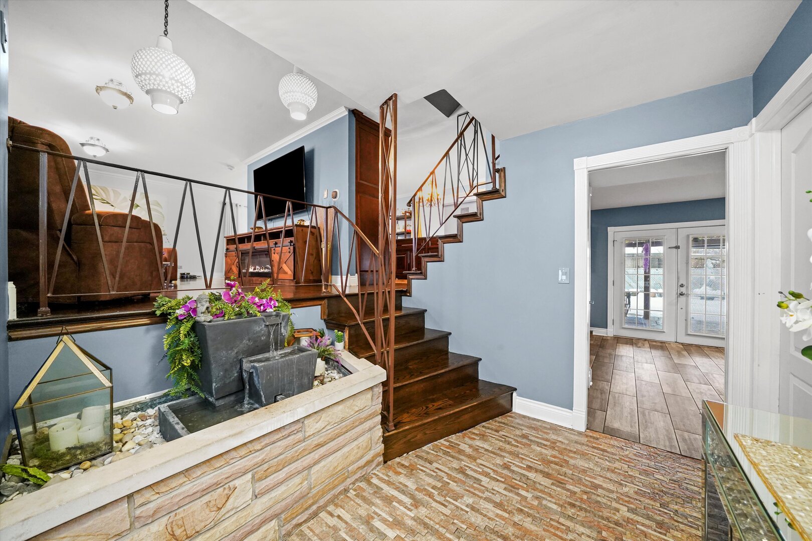 17702 Bernadine Street Lansing, IL 60438 - Photo 12 of 41 a view of entryway and hall with wooden floor