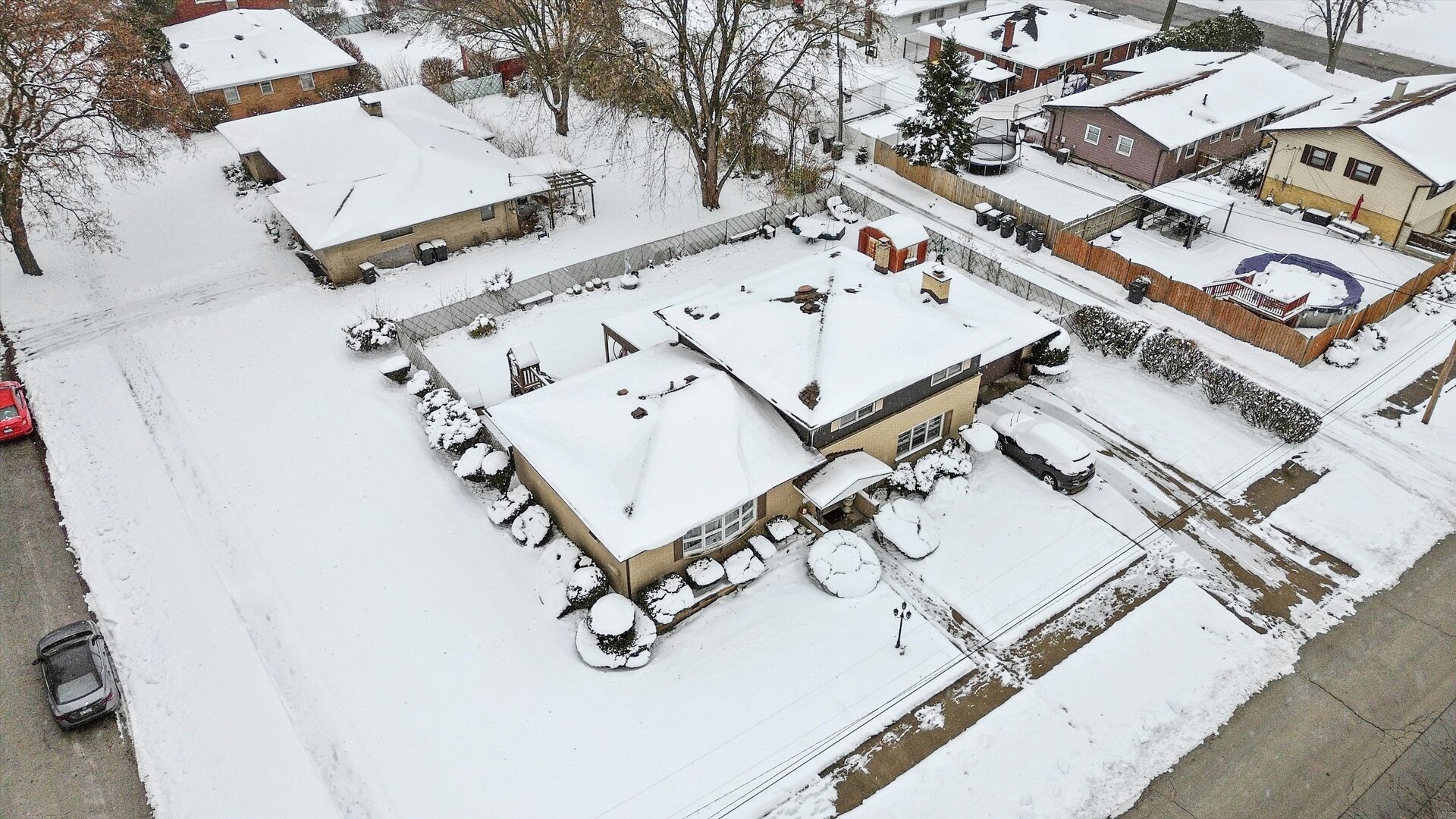 17702 Bernadine Street Lansing, IL 60438 - Photo 6 of 41 an aerial view of a city