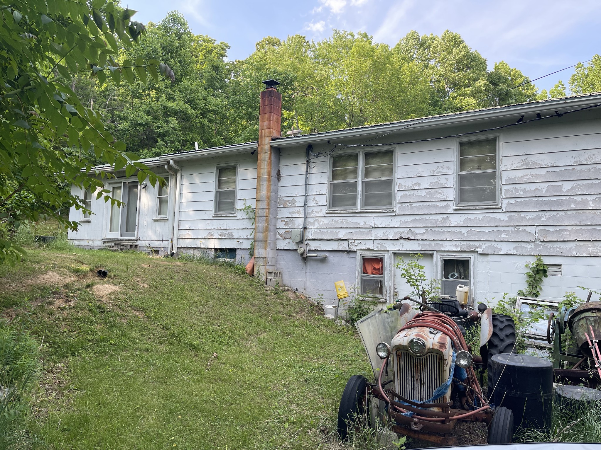 2217 Lemont And Yates Mountain Road Spencer, TN 38585 - Photo 15 of 36 a view of a backyard with plants and a patio