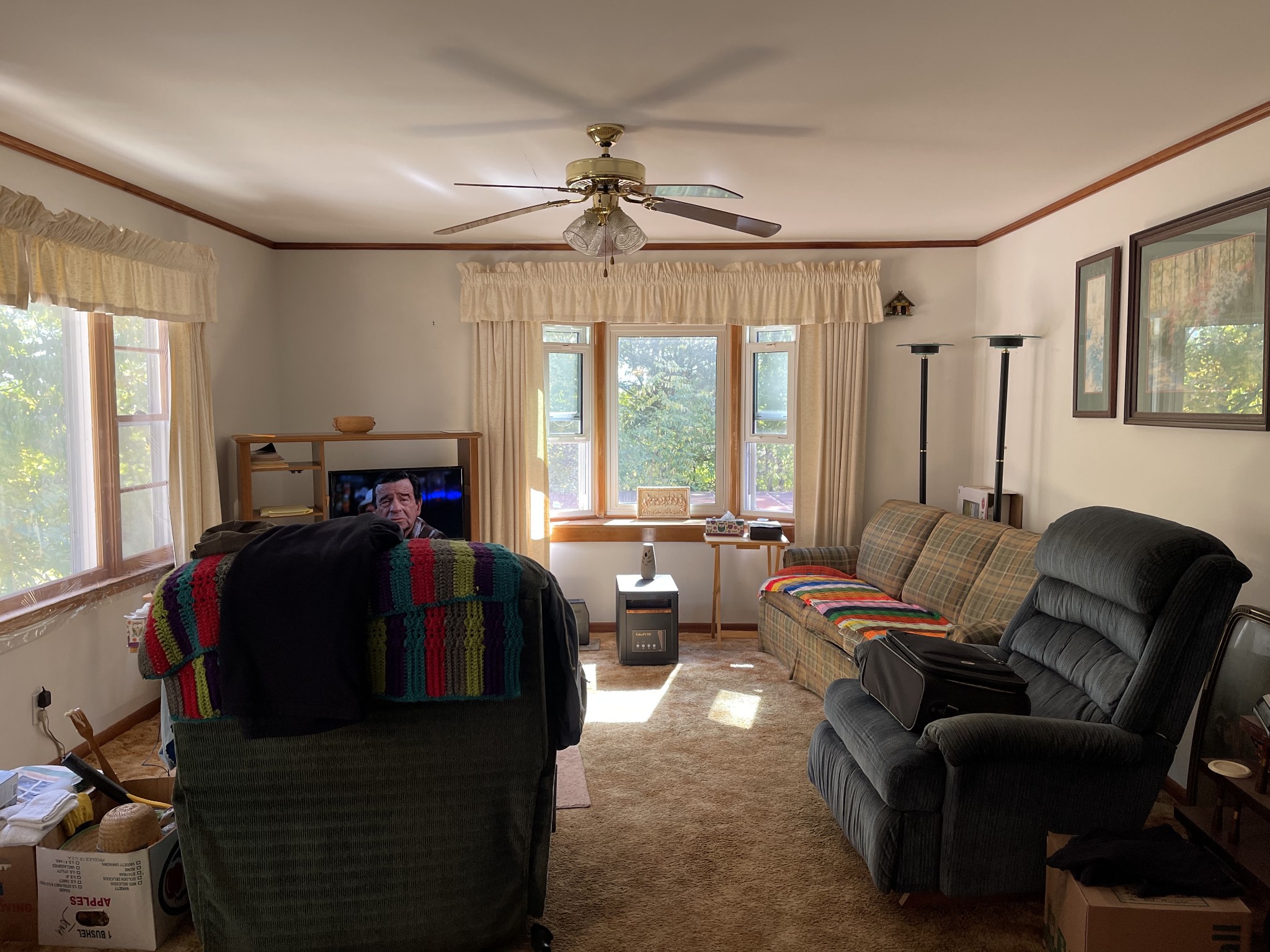 2217 Lemont And Yates Mountain Road Spencer, TN 38585 - Photo 20 of 36 a living room with furniture and a large window