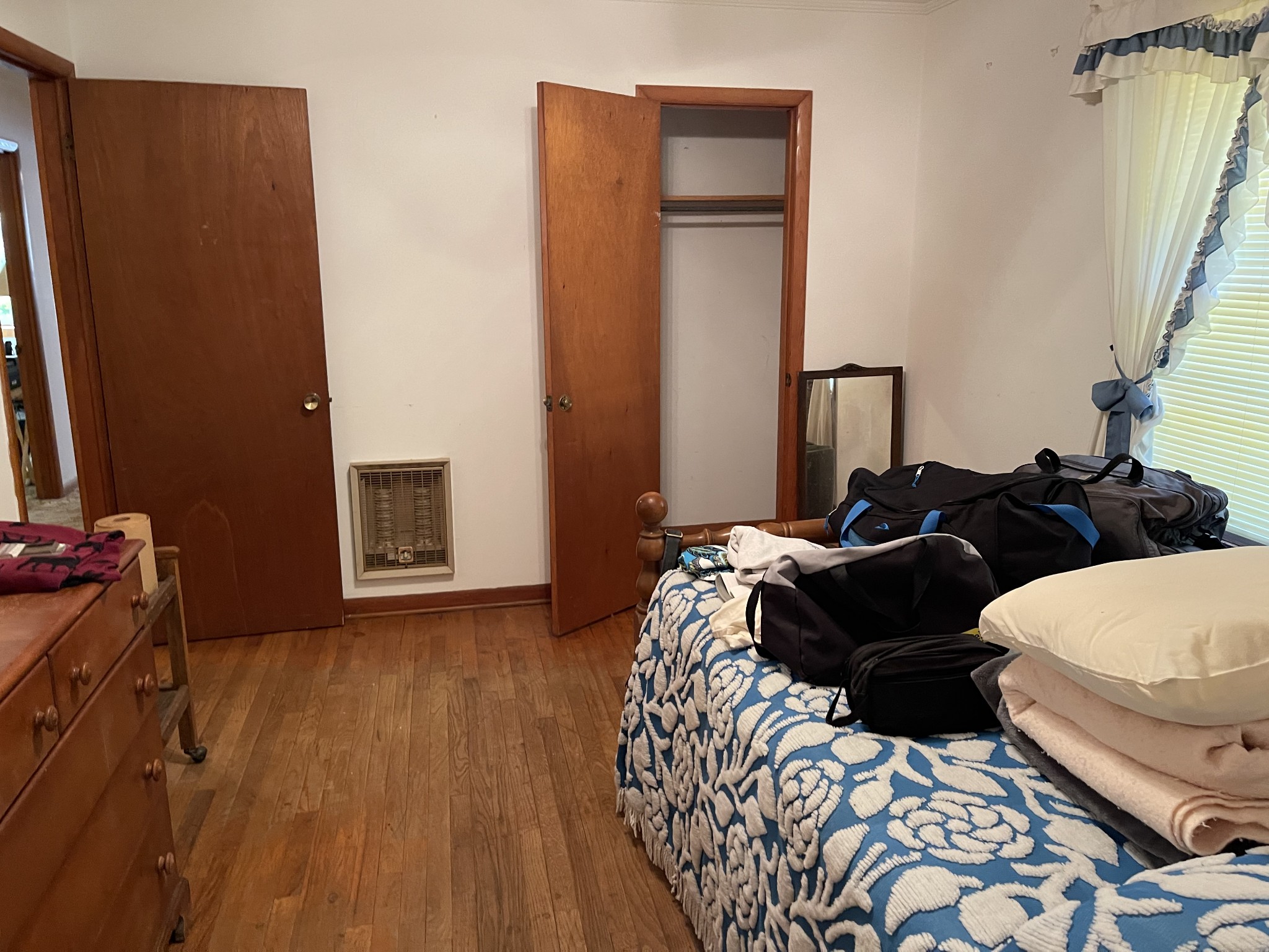 2217 Lemont And Yates Mountain Road Spencer, TN 38585 - Photo 28 of 36 a bedroom with a bed and wooden floor