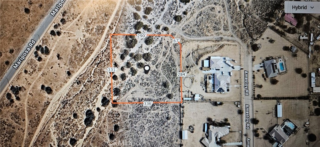 0 Amestory Hesperia, CA 92344 - Photo 1 of 1 an aerial view of a house with a lot of plants