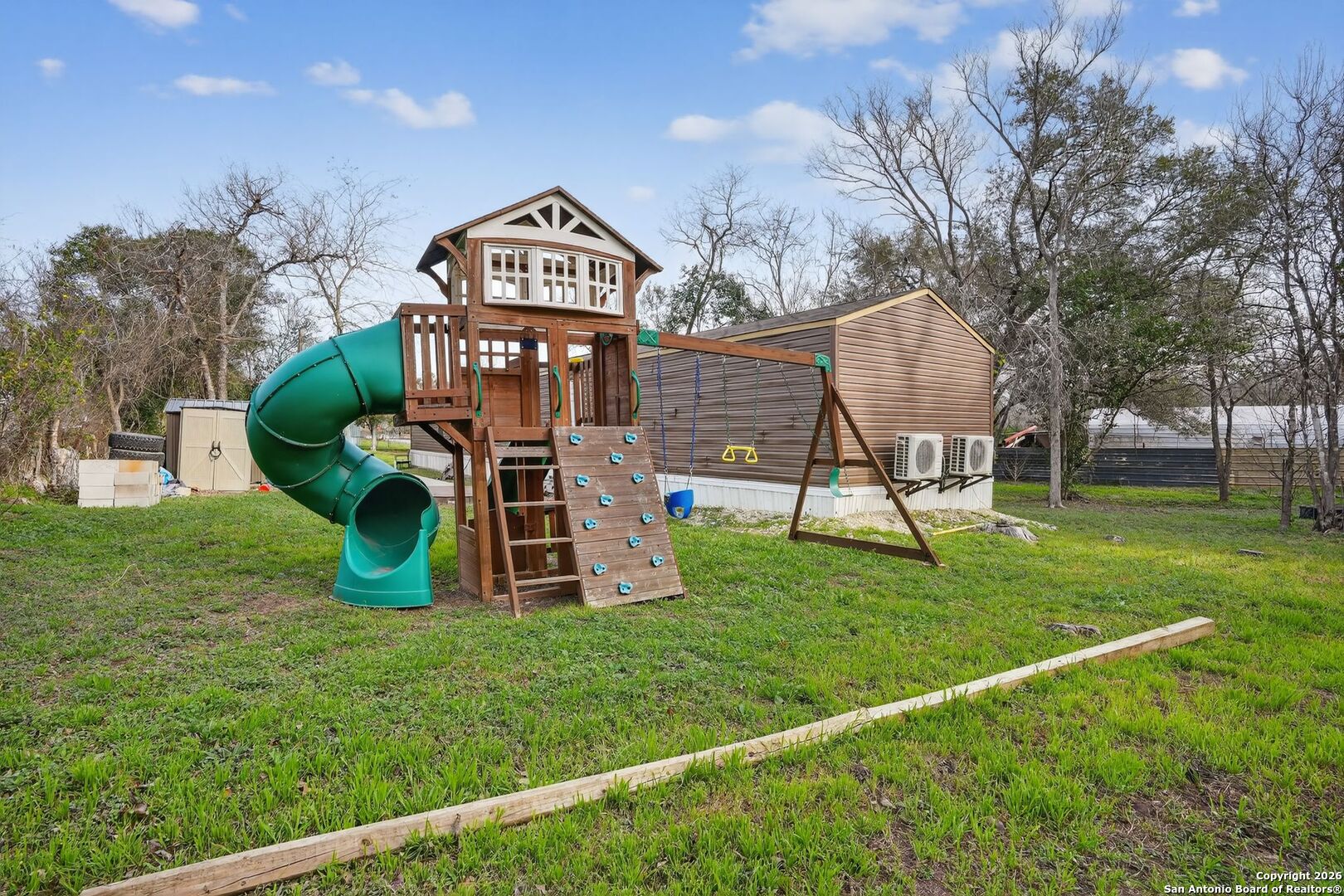 110 Old Street Seguin, TX 78155 - Photo 20 of 27 a view of a chair and table in the garden