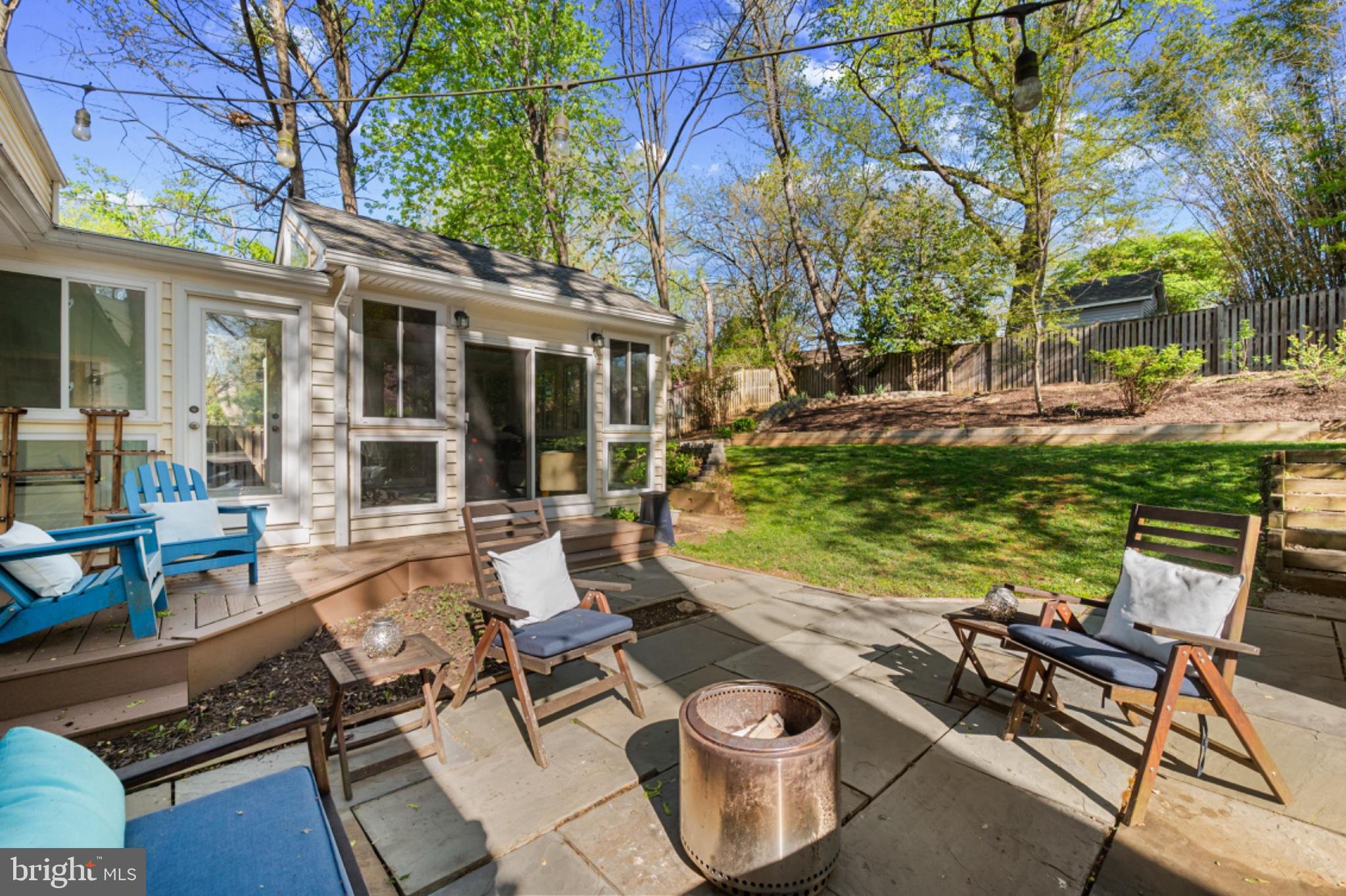 1001 Robin Road Silver Spring, MD 20901 - Photo 29 of 46 Serene outdoor retreat with lush greenery.