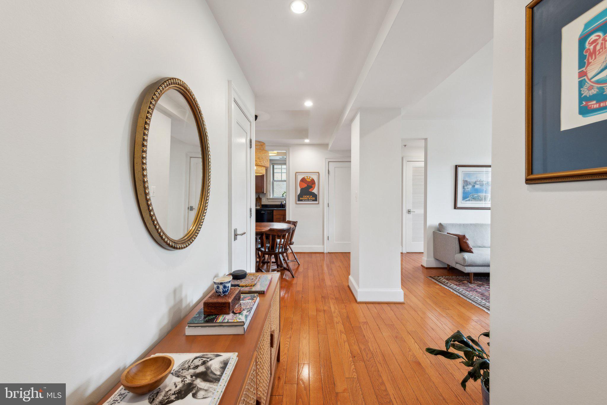 3220 17th Street Northwest, Unit 309 Washington, DC 20010 - Photo 6 of 25 a view of a living room and bathroom