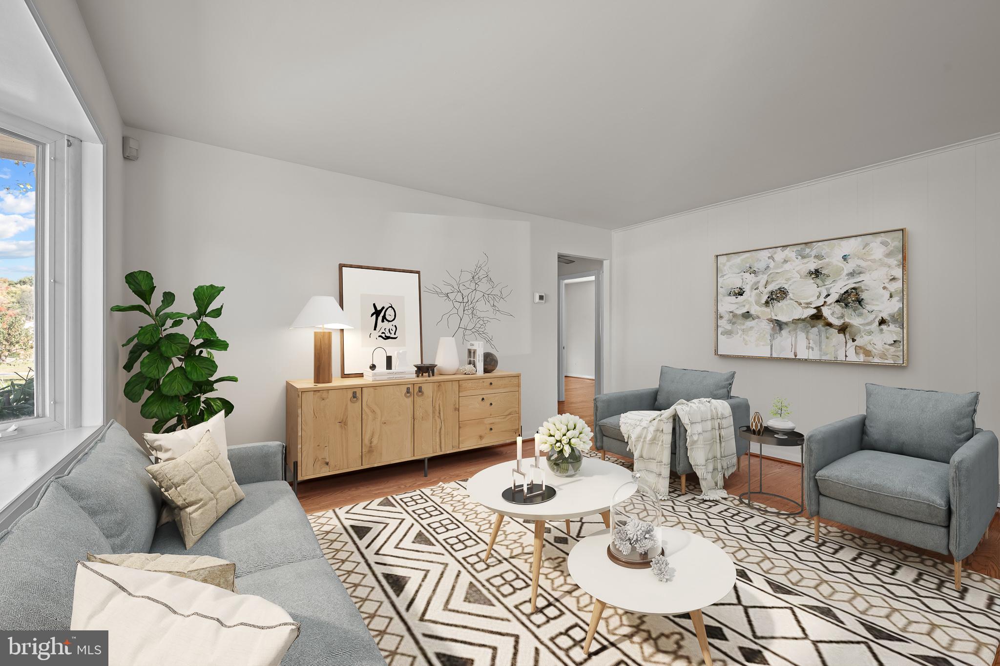 406 Tamara Circle Newark, DE 19711 - Photo 4 of 24 Living Room Virtually Staged