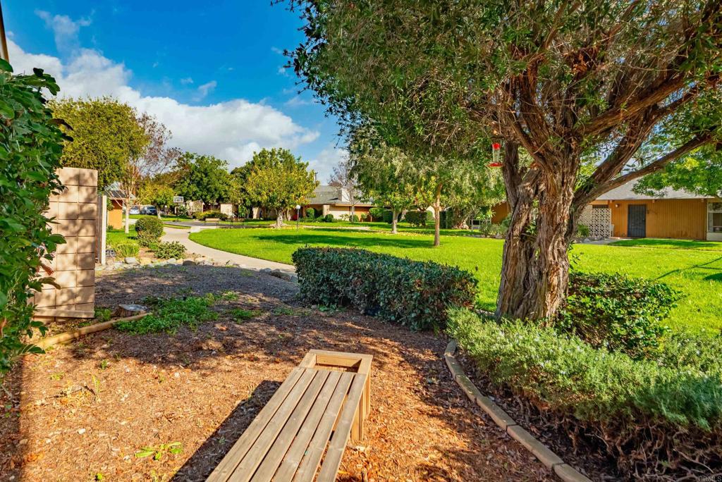 514 Shady Lane, Unit C El Cajon, CA 92021 - Photo 30 of 30 a view of backyard with garden and trees
