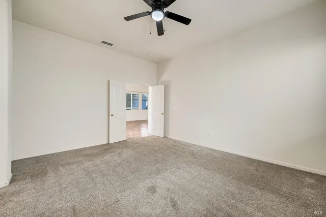 a view of a window in a room