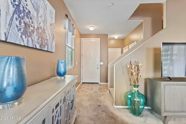 a picture of a bathroom with mirror