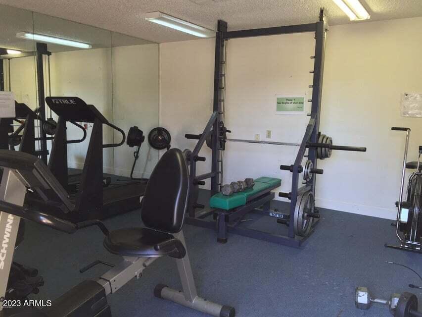 4554 East Paradise Village Parkway North, Unit 259 Phoenix, AZ 85032 - Photo 28 of 30 a view of a room with gym equipment