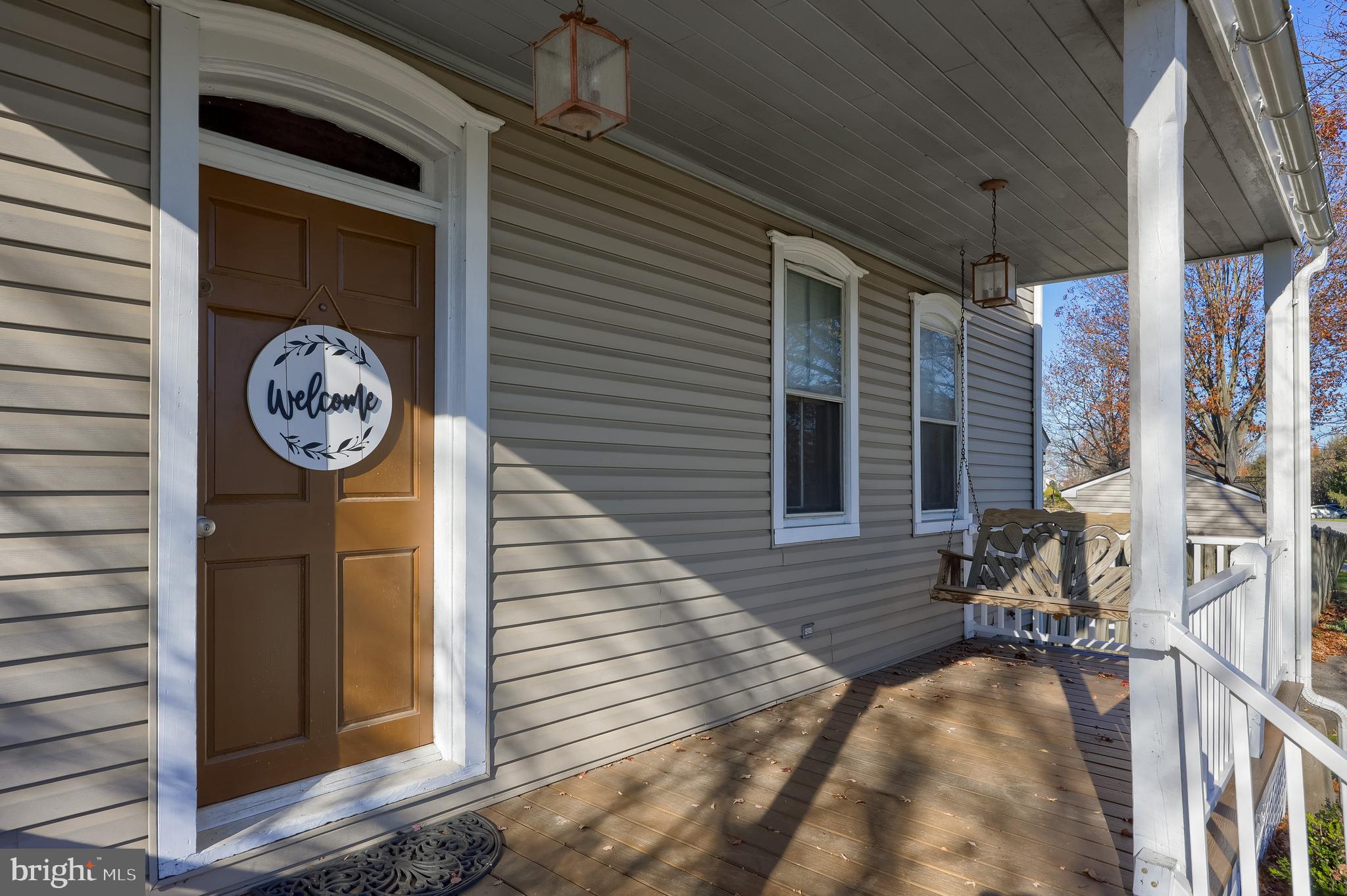 739 Village Road Lancaster, PA 17602 - Photo 41 of 49 Side Porch with Swing