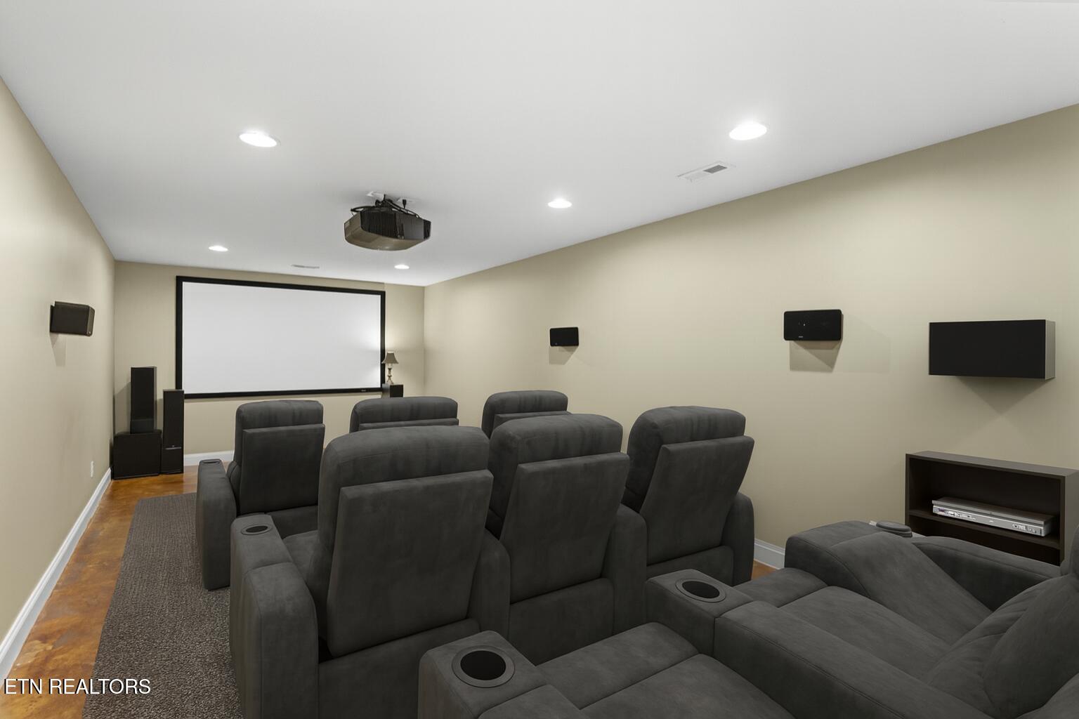8261 Greenwell Road Knoxville, TN 37938 - Photo 33 of 55 basement movie room