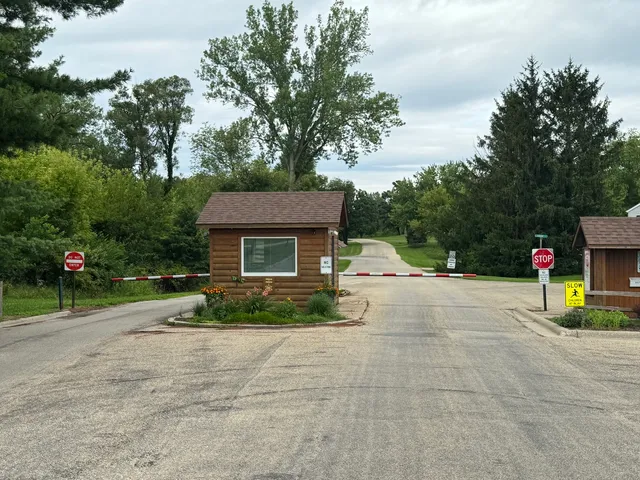 a front view of a house with swing