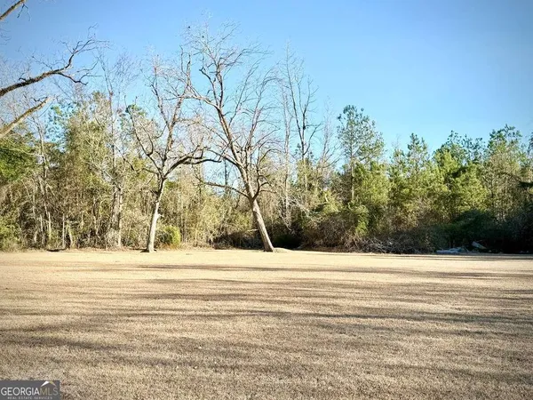a view of a house with a yard and trees