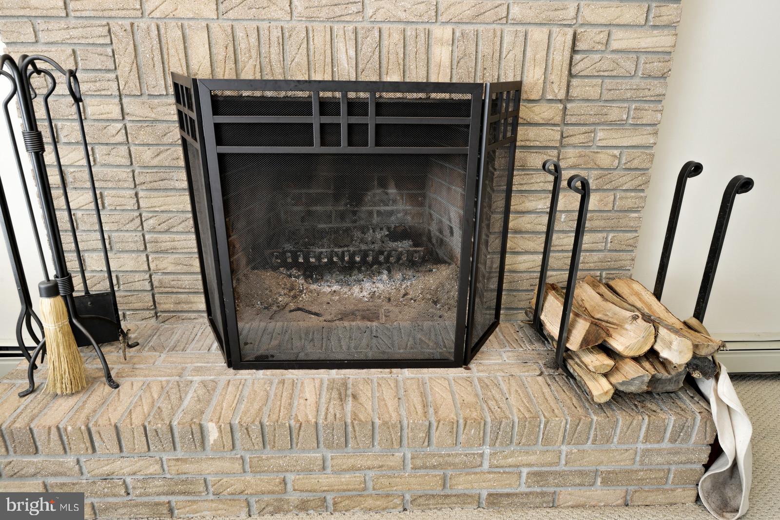 351 Sawmill Road Hamilton, NJ 08620 - Photo 15 of 32 Brick Fireplace in Family Room