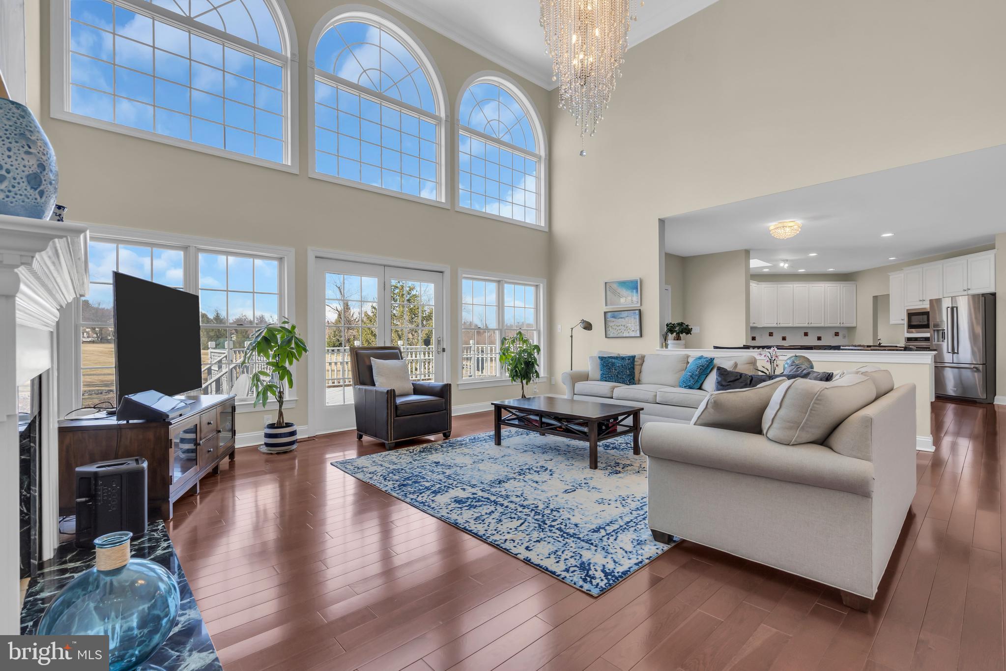 317 Christopher Drive Princeton, NJ 08540 - Photo 27 of 66 a living room with furniture and a flat screen tv