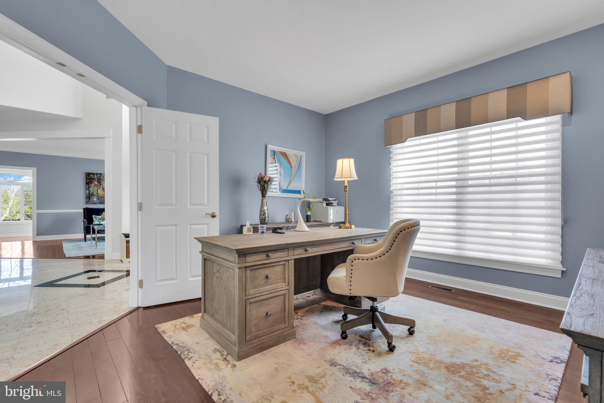 317 Christopher Drive Princeton, NJ 08540 - Photo 29 of 66 a view of a workspace with furniture and a window
