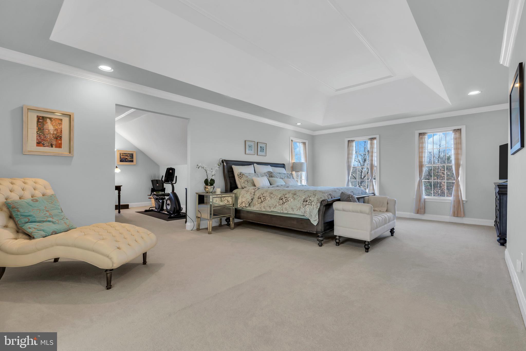 317 Christopher Drive Princeton, NJ 08540 - Photo 35 of 66 a bedroom with furniture and a couch