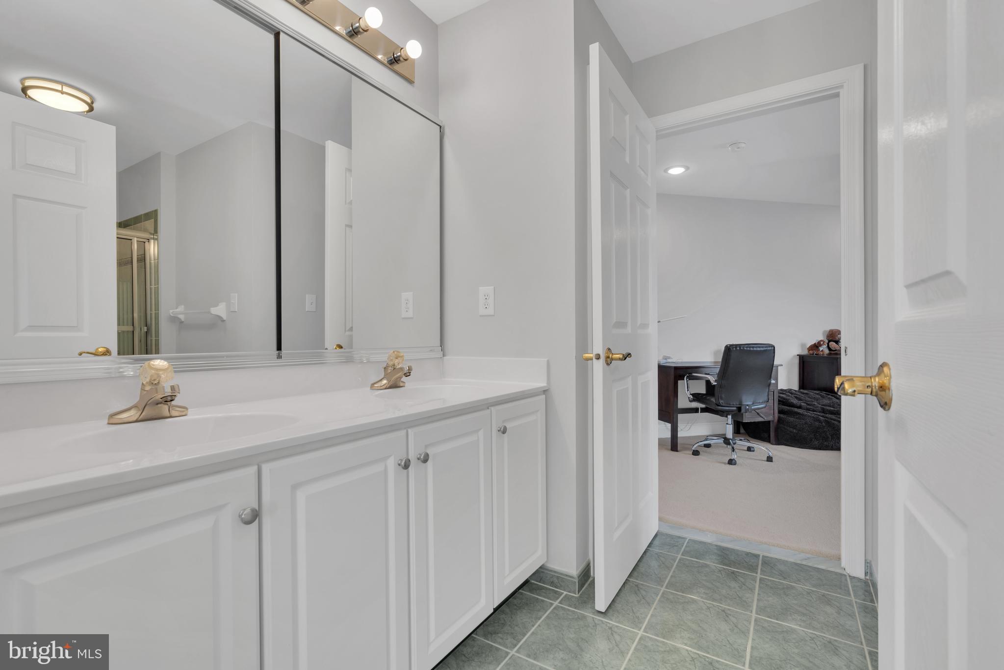 317 Christopher Drive Princeton, NJ 08540 - Photo 44 of 66 a bathroom with a sink and a mirror