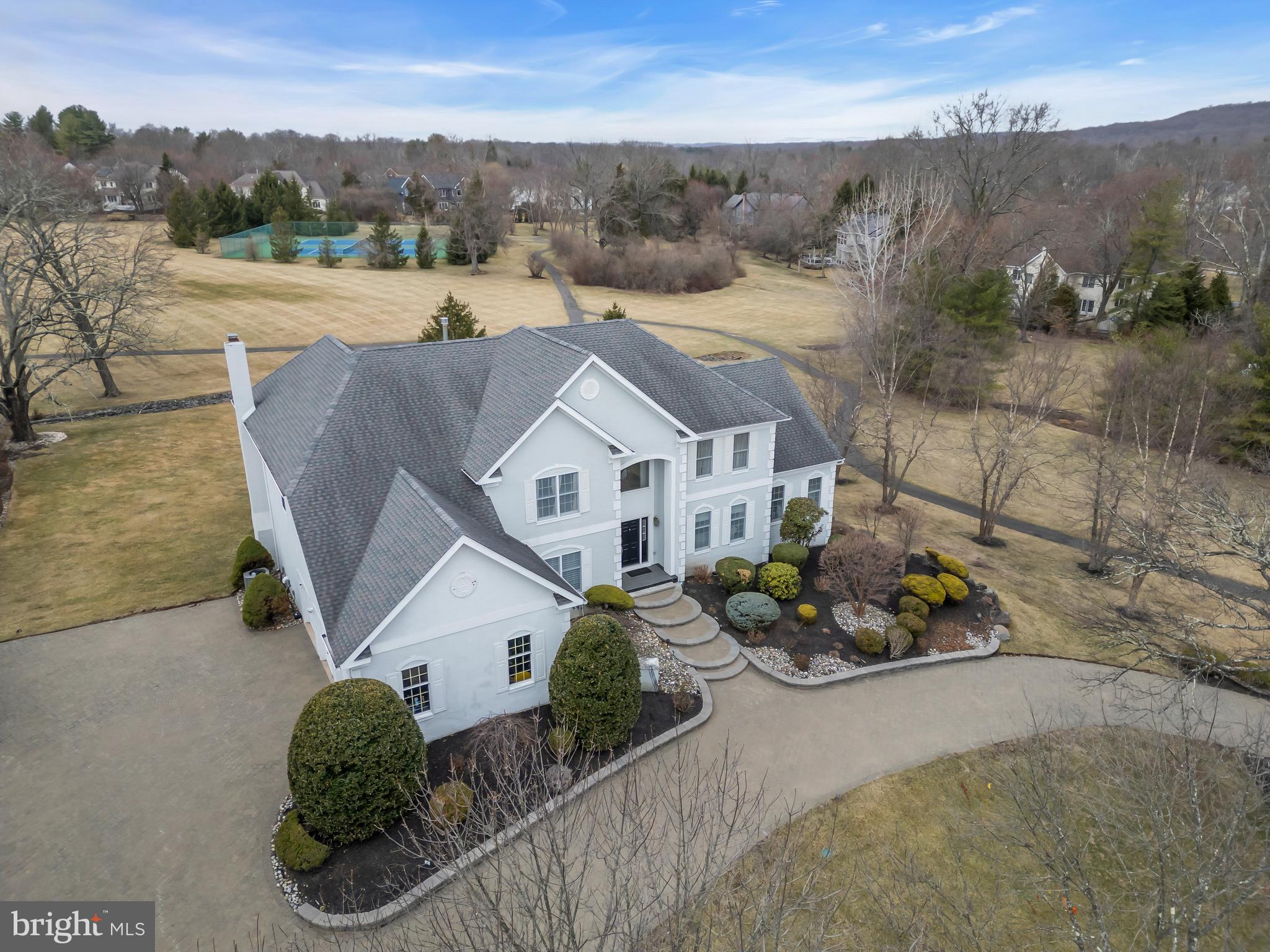 317 Christopher Drive Princeton, NJ 08540 - Photo 57 of 66 an aerial view of a house with a garden