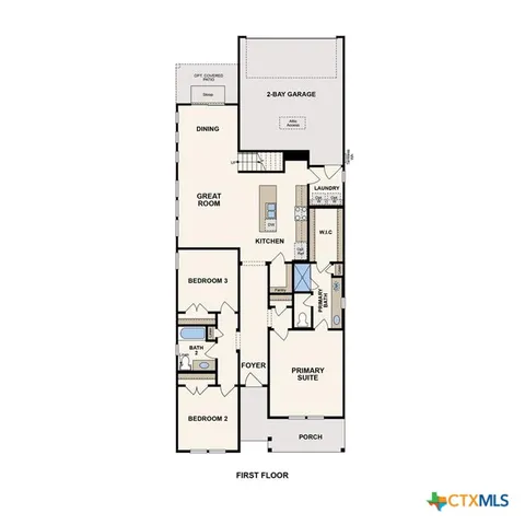 a picture of a bench in a building