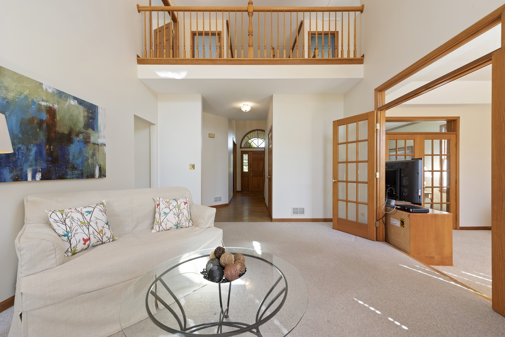 17929 West Pond Ridge Circle Gurnee, IL 60031 - Photo 4 of 28 a living room with furniture and large windows