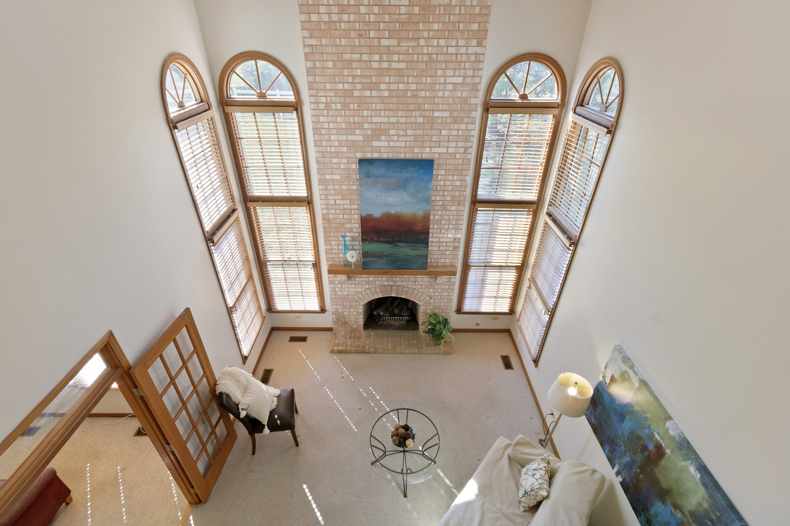 17929 West Pond Ridge Circle Gurnee, IL 60031 - Photo 5 of 28 a view of livingroom with furniture and a fireplace