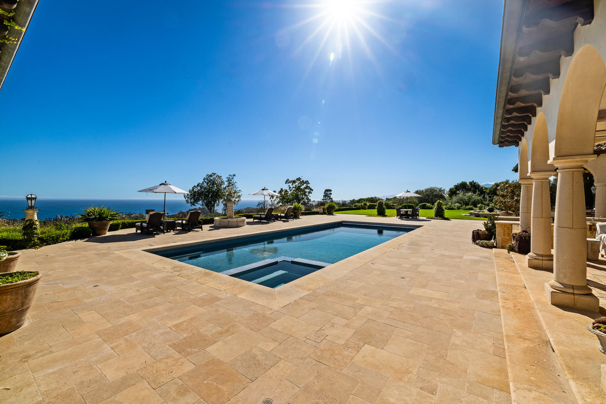 0 Cresta Avenue Santa Barbara, CA 93110 - Photo 16 of 17 a view of a swimming pool and lounge chairs