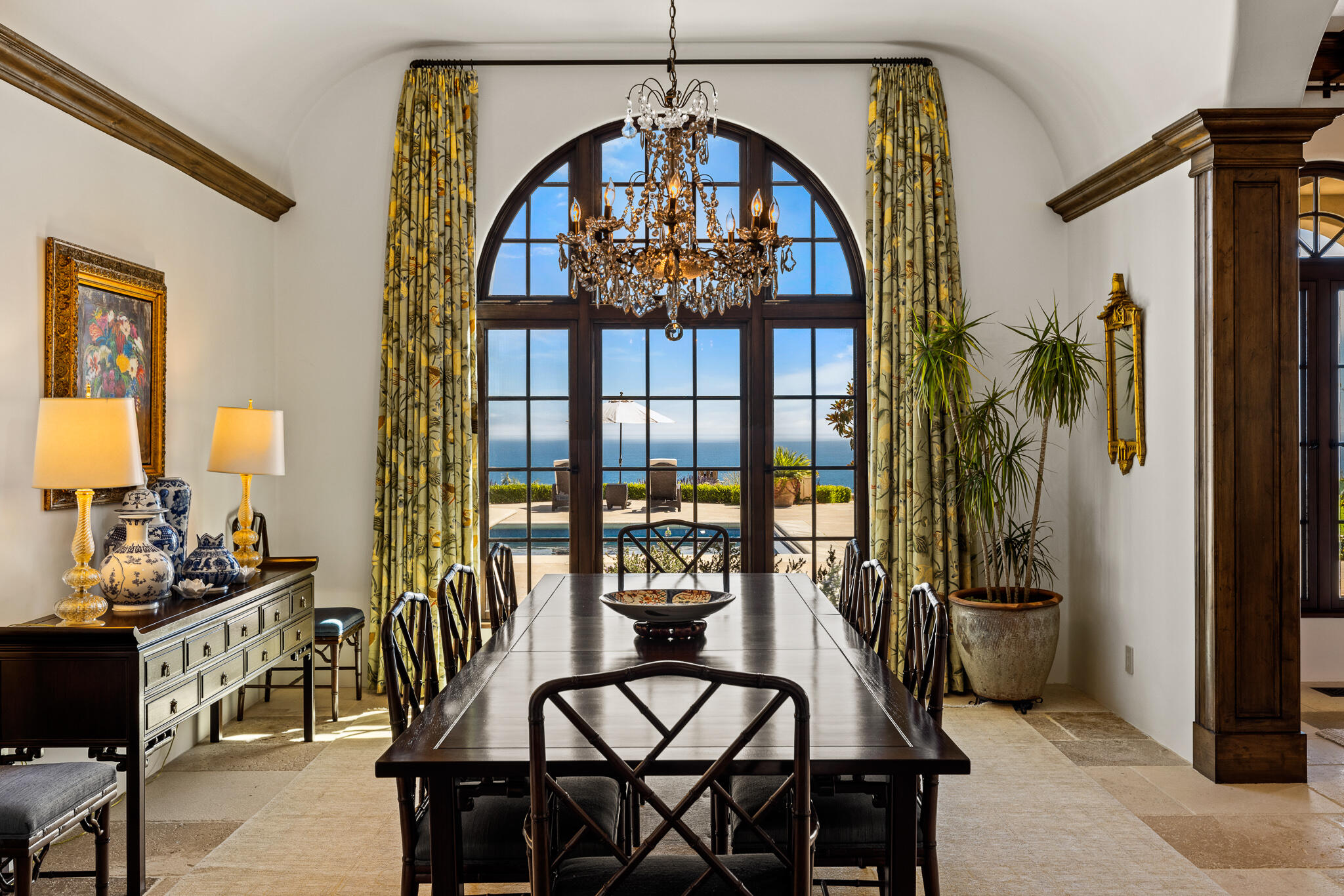 0 Cresta Avenue Santa Barbara, CA 93110 - Photo 5 of 17 a view of a balcony with furniture and a potted plant