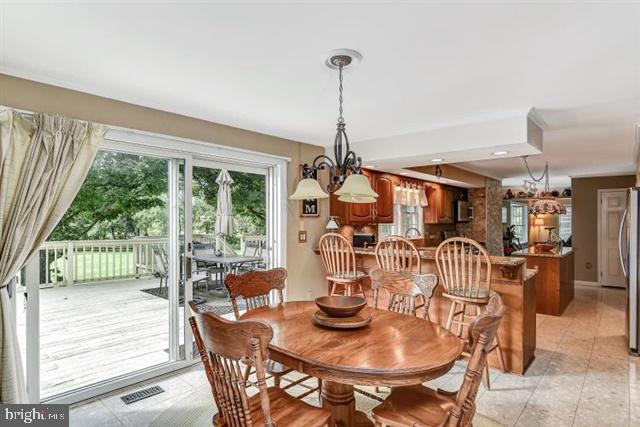 596 Province Line Road Allentown, NJ 08501 - Photo 12 of 50 a view of a dining room with furniture window and outside view