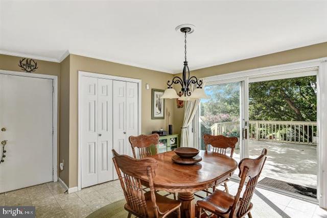 596 Province Line Road Allentown, NJ 08501 - Photo 13 of 50 a view of a dining room with furniture window and outside view