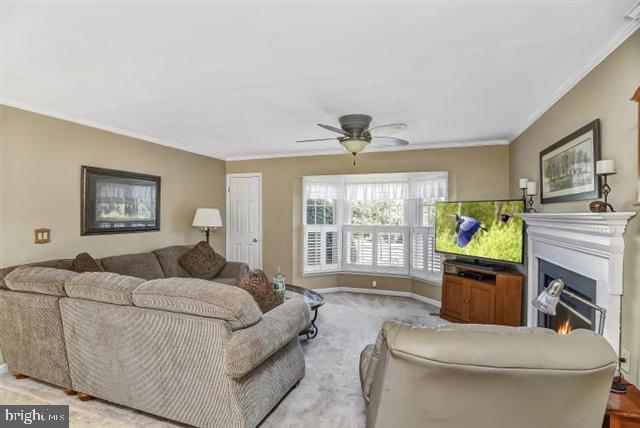 596 Province Line Road Allentown, NJ 08501 - Photo 14 of 50 a living room with furniture and a flat screen tv