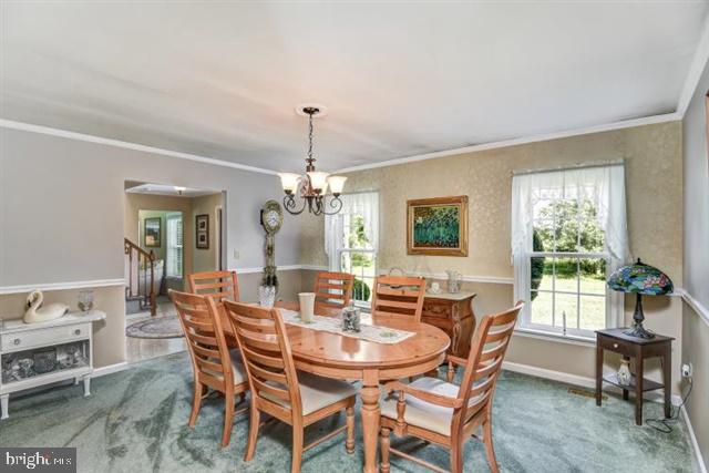 596 Province Line Road Allentown, NJ 08501 - Photo 16 of 50 a view of a dining room with furniture window and outside view