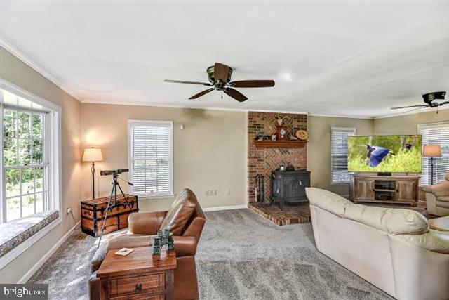 596 Province Line Road Allentown, NJ 08501 - Photo 5 of 50 a living room with furniture and a flat screen tv