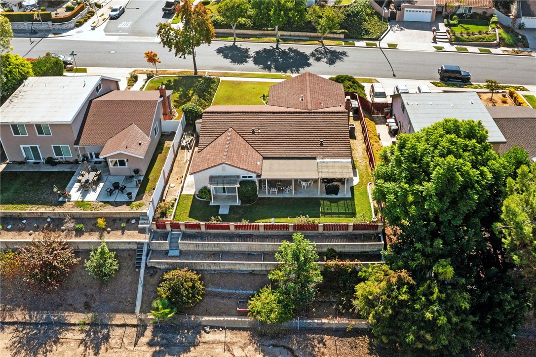 1981 Chevy Chase Drive Brea, CA 92821 - Photo 39 of 52 an aerial view of a house with a swimming pool