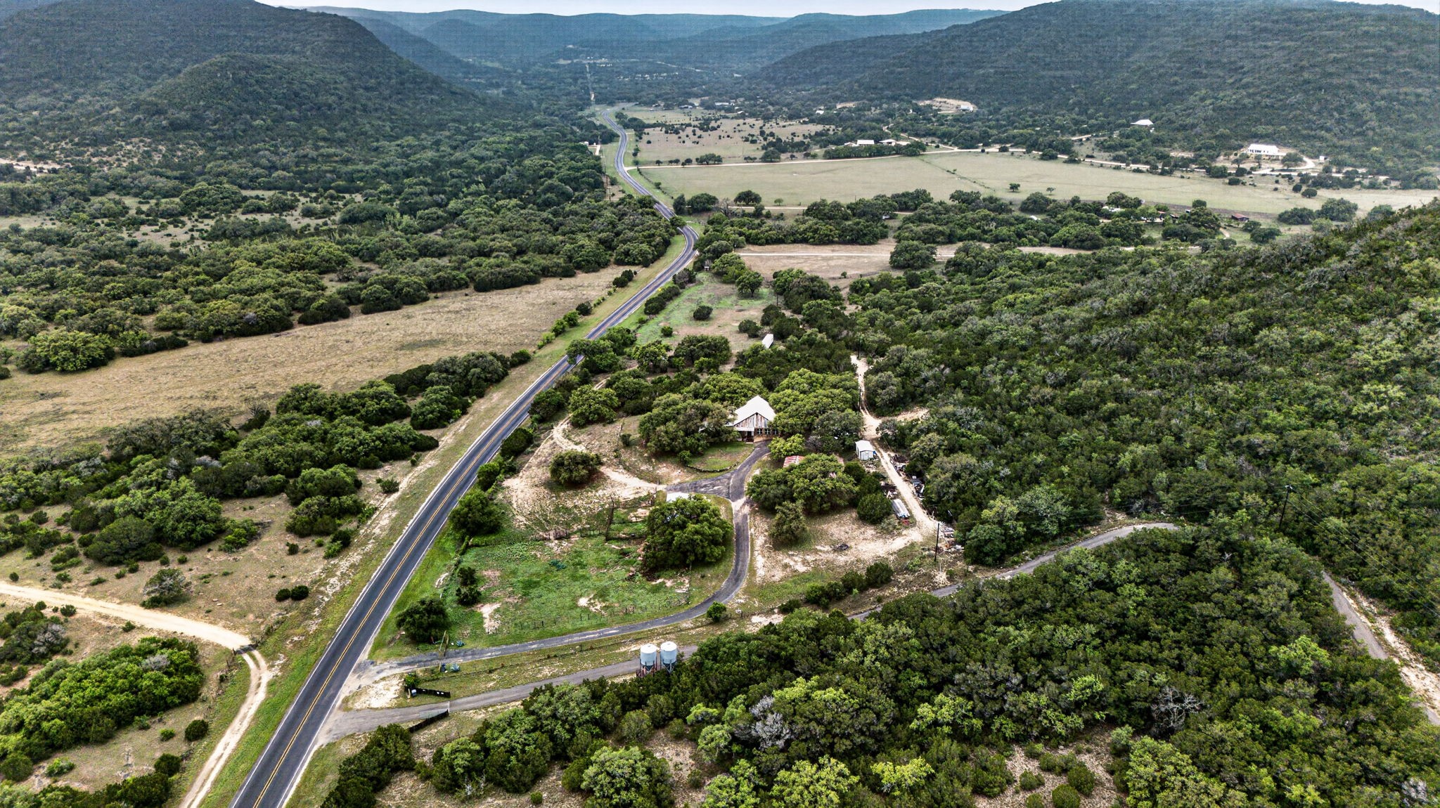 1850 Ranch Road 337 Leakey, TX 78873 - Photo 12 of 50 Wide aerial perspective highlighting privacy and distance from neighboring properties
