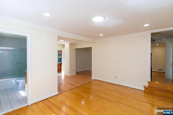 wooden floor in an empty room with wooden floor