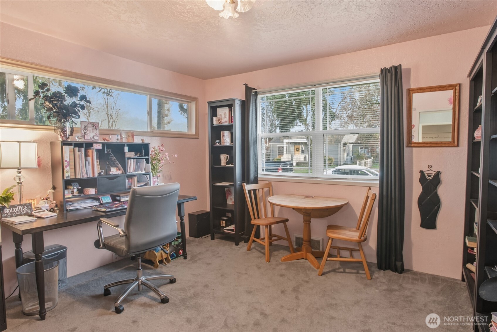 2748 Field Street Longview, WA 98632 - Photo 22 of 39 a view of a workspace with furniture and a window