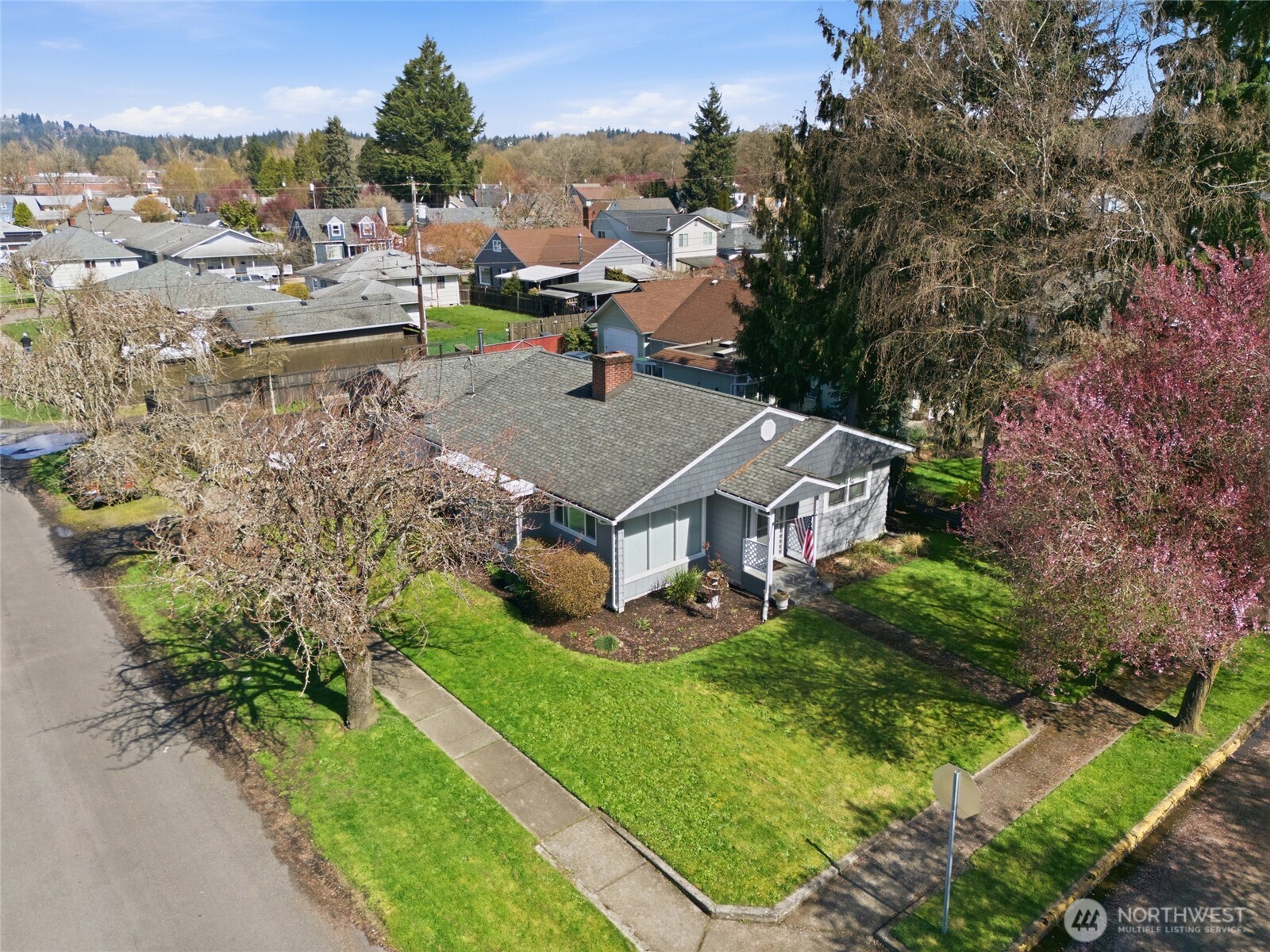 2748 Field Street Longview, WA 98632 - Photo 3 of 39 an aerial view of a house with a big yard