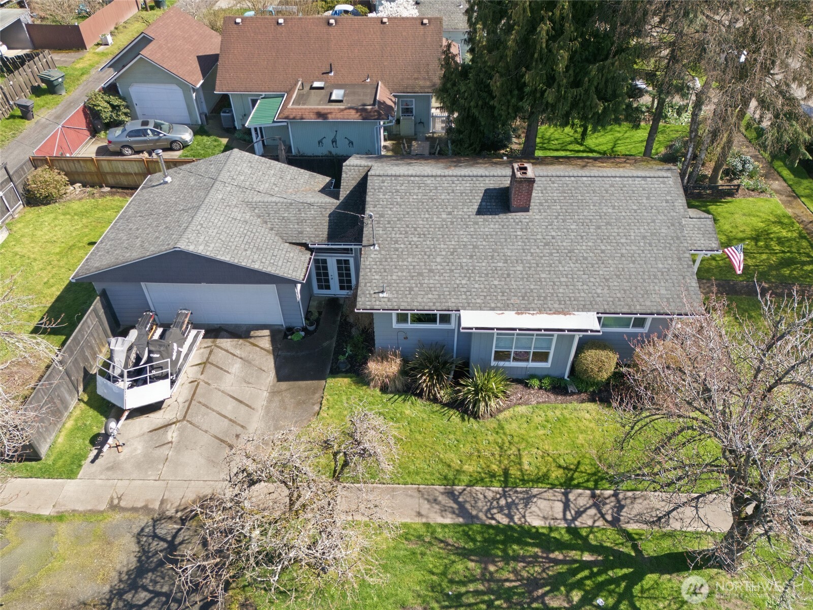 2748 Field Street Longview, WA 98632 - Photo 9 of 39 an aerial view of a house with garden view