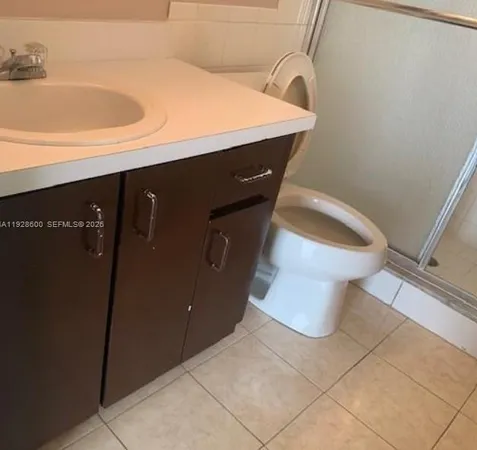 a close view of toilet